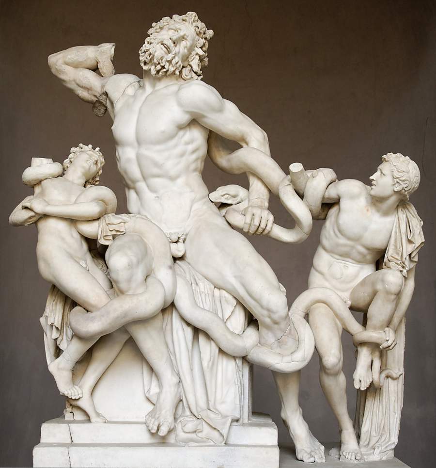 Laocoonte y sus hijos